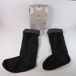 Hunter Glitter Tall Cuff Lur Boot Sock Adult Med